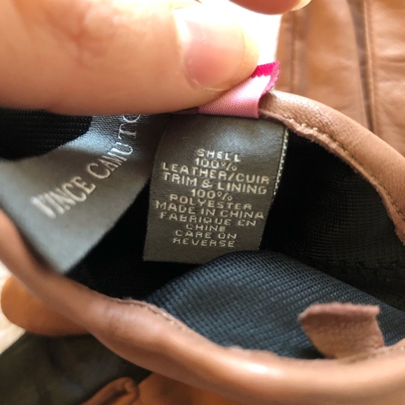 Vince Camuto Leather Gloves - Picture 4 of 8